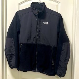 NORTH FACE - Boys Full Zip Black Jacket - Size XL